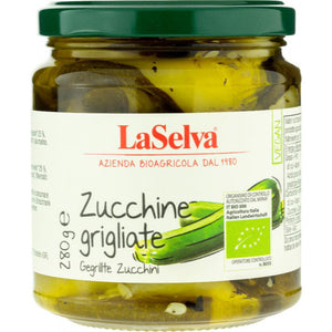 Gegrillte Zucchini in Öl